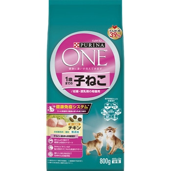 PURINA ONE 子ねこ用 チキン 2kg×5袋 1歳までの子ねこ用 / 妊娠・授乳期の母猫用 チキン｜ピュリナ