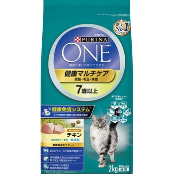 12487770 ピュリナワン キャット 健康マルチケア 7歳以上 チキン 1個