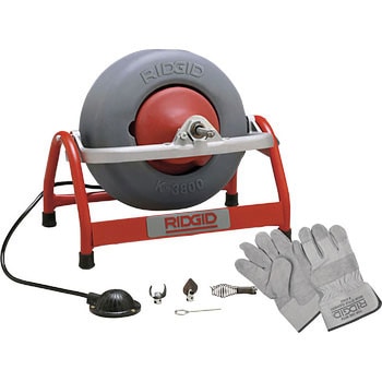 排水管清掃機 K-3800 W/C-31 RIDGID(日本エマソン)