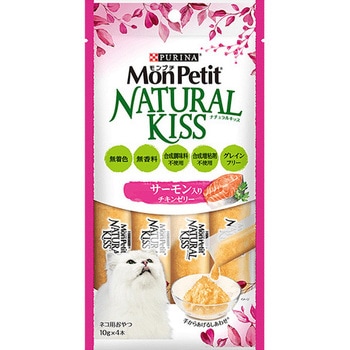 モンプチ ナチュラルキッス サーモン入りチキンゼリー ネスレ