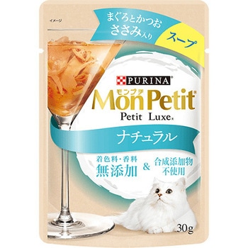 モンプチ プチリュクスパウチ ナチュラル スープ 成猫 - ネスレ