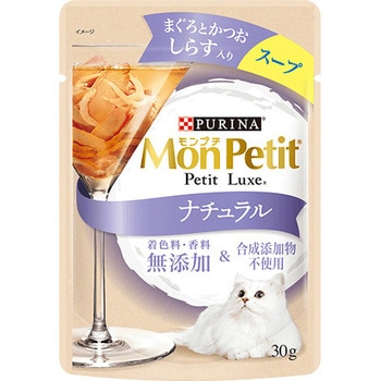 モンプチ プチリュクスパウチ ナチュラル スープ 成猫 - ネスレ