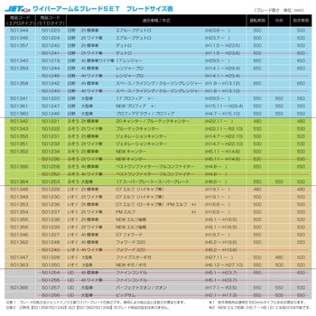 501344 ワイパーアーム&ブレードセット