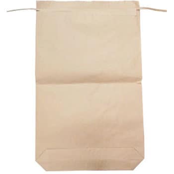 SKPB-r20k クラフト紙製マチ付き大型紙袋 ひも付き米麦20kg用 1式(3000