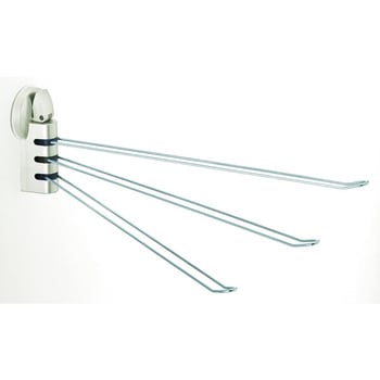 A4115 ポゼ ふきん掛けステンレス3本 レバー式吸盤 1個 アスベル