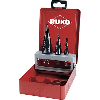 2枚刃スパイラルステップドリルセット RUKO