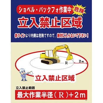 作業中立入禁止区域標識 グリーンクロス 注意・禁止標識 【通販