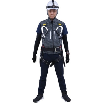 空調風神服 フルハーネス用ベスト (プロモデルファンセット&バッテリーセット2023) サンエス