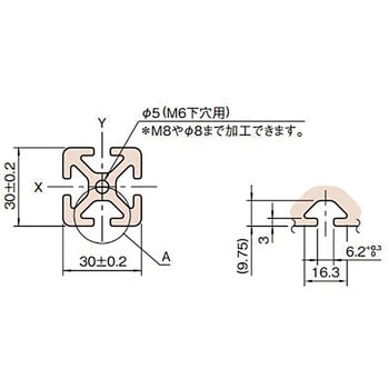 30×30ストラットプロファイル6 イマオコーポレーション