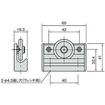 C型スライドローラユニット5 イマオコーポレーション