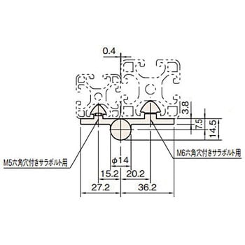 L6-HAF30-6/8 アルミヒンジ6 1個 イマオコーポレーション 【通販サイト