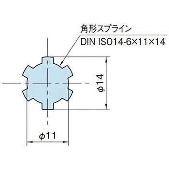 DE-SS スプラインシャフト 1本(1m) イマオコーポレーション 【通販