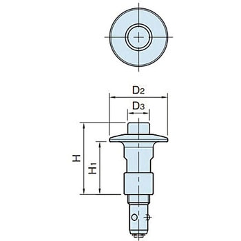 QCBU0608-10-SUS ボタンロッククランパー 1個 イマオコーポレーション