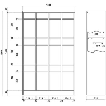 シューズボックスDK オープンタイプ(12人長靴用)＜配送時組立サービス付＞ イトーキ