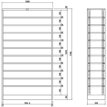 シューズボックスDK スリッパラックタイプ＜配送時組立サービス付＞ イトーキ