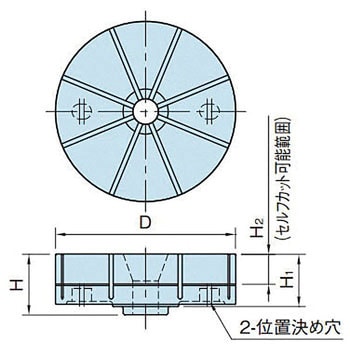 口金(内形クランプ用) イマオコーポレーション クランピング位置決め