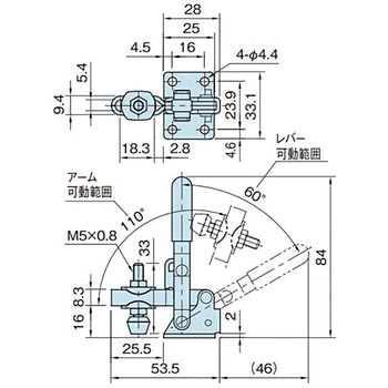 立型トグルクランプ イマオコーポレーション