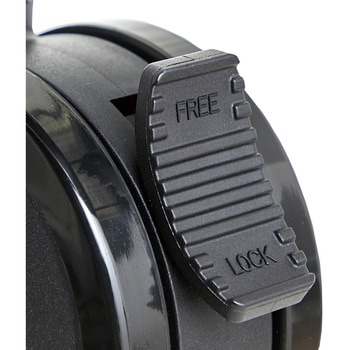 ねじ込み式双輪キャスター(エラストマ-車) 自在ダブルストッパー付 TRUSCO