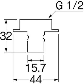 洗濯機用ニップル SANEI