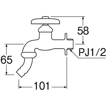 洗濯機用水栓 SANEI