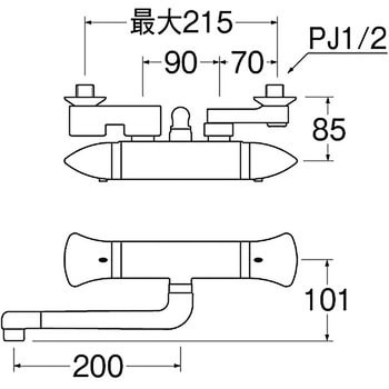 サーモシャワー混合栓 SANEI