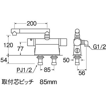 SK7850DT2-13 サーモデッキシャワー混合栓 1台 SANEI 【通販サイト