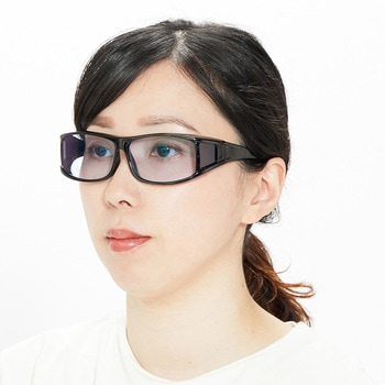 イエローライト・ブルーライトカットオーバーグラス - TRUSCO