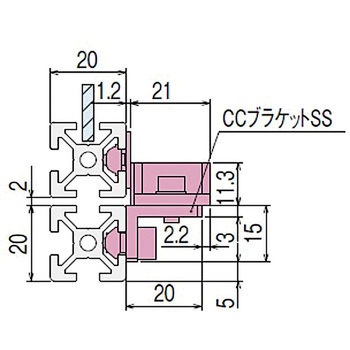 CCブラケットSSキット SUS(エスユーエス)
