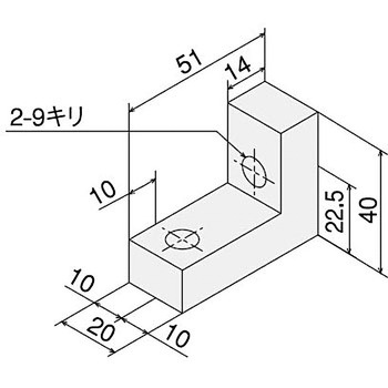 アングルブラケット L 45 SUS(エスユーエス)