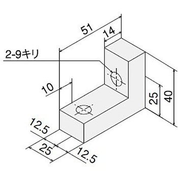 アングルブラケットL50キット SUS(エスユーエス)