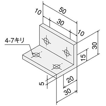 アングルブラケットS3060(ステン)キット SUS(エスユーエス)