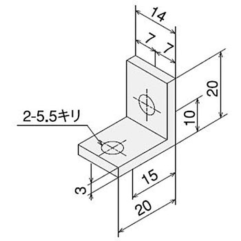 アングルブラケットSS(ステン)キット SUS(エスユーエス)