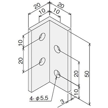 オフセットアングルSS2040(ステン)キット SUS(エスユーエス)