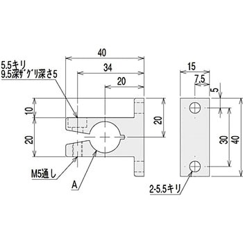 SFK-E03 シャフトクランプΦ12 キット 1セット SUS(エスユウエス