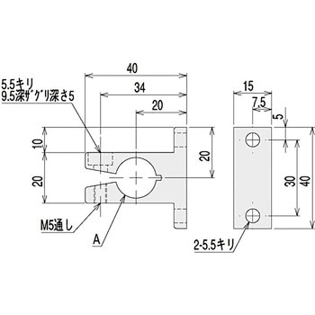 シャフトクランプΦ16 キット SUS(エスユーエス)