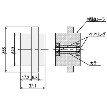 スロットローラL45 SUS(エスユーエス)