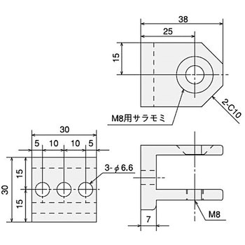 ターンブラケット 30 A SUS(エスユーエス)