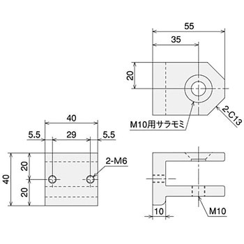 ターンブラケット 40 B SUS(エスユーエス)