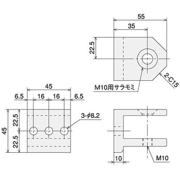 ターンブラケット 45 A SUS(エスユーエス)