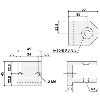 ターンブラケット 45 B SUS(エスユーエス)