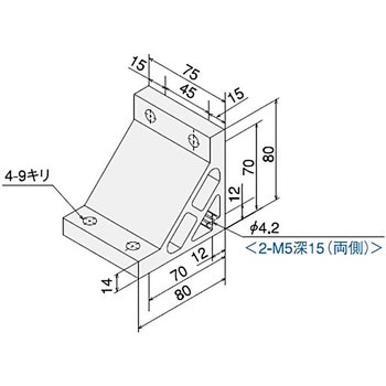 ハードブラケット G90タップ付キット SUS(エスユーエス)