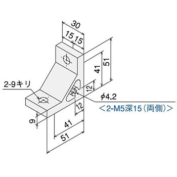 ハードブラケット L タップ付キット SUS(エスユーエス)