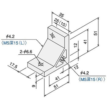 ハードブラケット L45-S・Lタップ付キット - SUS(エスユーエス)