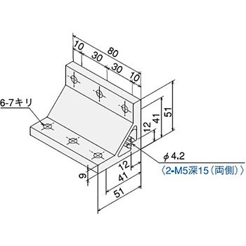 ハードブラケット S 3090 タップ付キット SUS(エスユーエス)