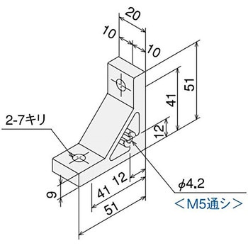 ハードブラケット S ブラック SUS(エスユーエス)