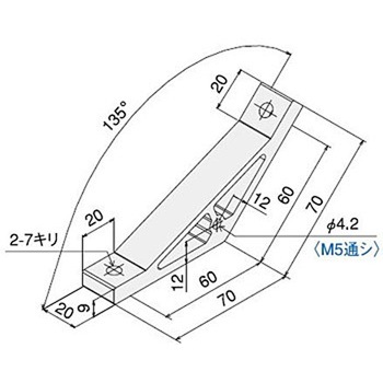 ハードブラケット S・DE135タップ付 - SUS(エスユーエス)
