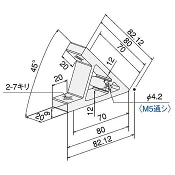 ハードブラケット S・DE45 SUS(エスユーエス)