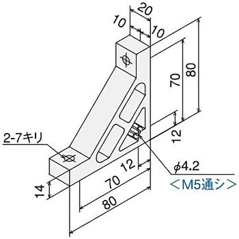 ハードブラケット SG タップ付 SUS(エスユーエス)