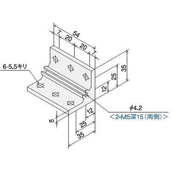 ハードブラケット SS 2060 タップ付キット SUS(エスユーエス)