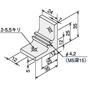 ハードブラケット S-SS-Rタップ付キット SUS(エスユーエス)
